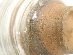 常滑焼 谷川春陽造 刷毛目茶碗（共箱） | 宗 sou::お茶道具・着物のお店